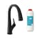 Elkay Avado Single Hole 2-in-1 Kitchen Faucet with Filtered Drinking Water Matte Black LKAV7051FMB - alternate 1